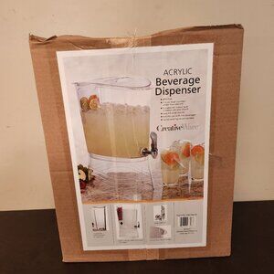 CRYLIC BEVERAGE DISPENSER - 2.5 GALLON